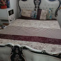 تخت 2 نفره کاملا نو همراه با تشک