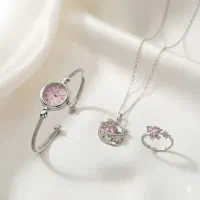 ست ساعت و گردن بند و انگشتر|بدلیجات|یزد, |دیوار