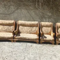 یه دست مبل کارکرده برای باغ ویلا