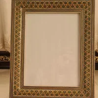 قاب عکس خاتم نفیس سایز ۳۲*۲۵/۵ زیباو کلاسیک