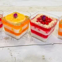 انواع دسر و ژله و کیک مرغ