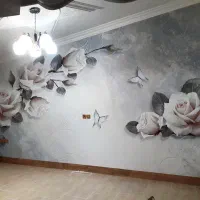نصب کاغذ دیواری با ضمانت 24ماهه|خدمات پیشه و مهارت|ارومیه, |دیوار