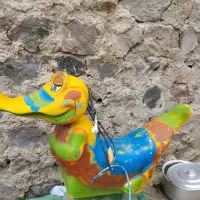 تکان دهنده ی  سالم با موتور خارجی