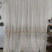 دوتا پرده یک سایز و یک مدل|پرده، رانر، رومیزی|گنبد کاووس, |دیوار