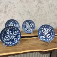 ظروف قلم ابی انتیک و قدیمی بشقاب|ظروف سرو و پذیرایی|کرمانشاه, |دیوار