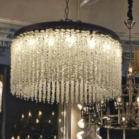 لوستر،فلزی،آویز،حباب دار