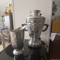 فروش سماور برقی کندکاری اصفهان همراه با پارچ آب|سماور، چای‌ساز، قهوه‌ساز|سهند, |دیوار