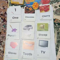 کارتهای آموزشی فارسی انگلیسی|لوازم التحریر|پارسآباد, |دیوار