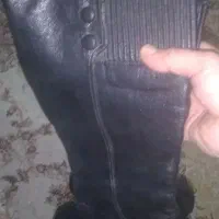 پوتین چرم ساق بلند زنانه سایز 40|کیف، کفش، کمربند|وحیدیه, |دیوار