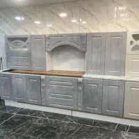 کابینت آماده آشپزخانه کف تراش کد۰۰۸۱|مصالح و تجهیزات ساختمان|اندیشه, اندیشه فاز ۲|دیوار