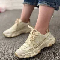 کتونی زنانه کرم نسکافه ای