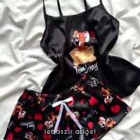 ست نیم تنه و شورتک زنانه دخترونه شیک و جذاب