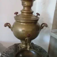 سماور زغالی برنج(برند الوند اصلی)|کلکسیون اشیاء عتیقه|نوشهر, |دیوار