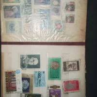 البوم تمبر قدیمی|کلکسیون سکه، تمبر، اسکناس|تهران, خانی‌آباد|دیوار