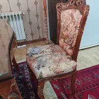 صندلی و میز نهارخوری ۱۰ نفره با چوب گردو|میز و صندلی غذاخوری|گنبد کاووس, |دیوار