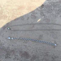 دستبند و گردنبند نقره 925