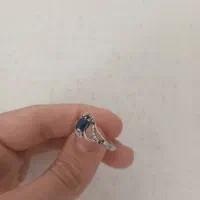 انگشتر زنانه نقره نگین دار