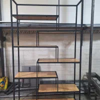 سفارشی  ویترین فلزی شلف استند رگال نظم دهنده