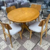 میز نهار خوری ۴نفره چستری|میز و صندلی غذاخوری|قزوین, |دیوار