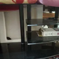 میز ال سی دی شیشه ای