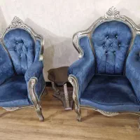 مبل سلطنتی ۹نفره به میزجلو عسلی