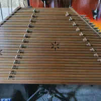 سنتور سفارشی کامل چوب گردو۱۴خرک موسوی|سازهای سنتی|پاریز, |دیوار