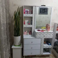 آینه و دراور آرایشی زیبا جادار سفید و سبک
