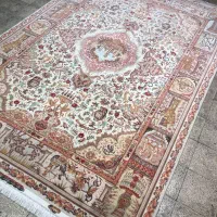 (فرش فرزین)۹متری نقشه نامی ۵۵رج، چله ابریشم،درحدنو|فرش|تبریز, |دیوار