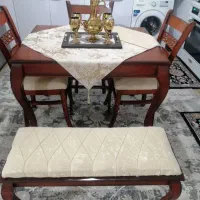 سرویس مبل 8نفره چستر با میز نهار خوری 6نفره|مبلمان خانگی و میز عسلی|تربتحیدریه, منصوریه|دیوار