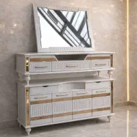 تعدادی میز تلوزیون و آینه کنسول تمامmdf زیر قیمت