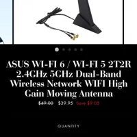 آنتن وای فای Wifi ایسوس Asus 2T2T آکبند کمیاب|مودم و تجهیزات شبکه|تهران, شادمهر|دیوار