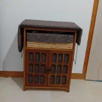 میزاتو چوبی همراه باکس حصیری