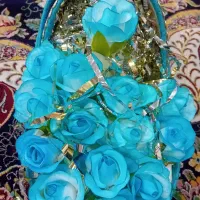 دسته گل طرح گهواره برای دیدن نوزاد