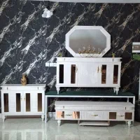 میزتلوزیون اینه کنسول جاکفشی مدل اینه پنج ضلعی