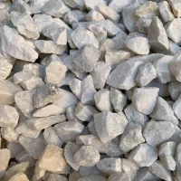 سنگ سفید شکسته بادامی تزئینی