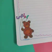 دفتر . دفتر مشق . دفتر نقاشی شده|لوازم التحریر|نیشابور, فردوس شمالی|دیوار