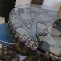 میز خاطره با چوب جنگلی|مبلمان خانگی و میز عسلی|فردوسیه, |دیوار