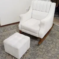 مبل راک و پاف چوب راش