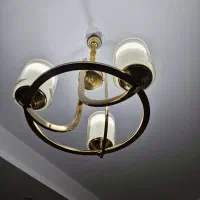 لوستر ۳شاخه طلایی ۲تا