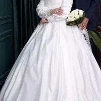 لباس عروس پوشیده سایز 44-42