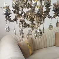 لوستر5شاخه 10شعله