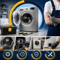 نصب، سرویس و تعمیرات تخصصی لباسشویی اتومات