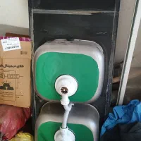 آب چکان و سینک دو قلو سکوریتی دست دوم