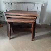 میز اباژور و عسلی سه تایی رومیزی هندی