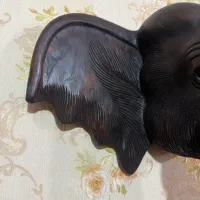 کله فیل چوبی انتیک وقدیمی|صنایع دستی و سایر لوازم تزئینی|تهران, فرودگاه مهرآباد|دیوار