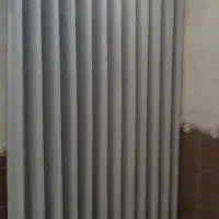 پرده رنگ طوسی جنس کرپ بدون نیاز به استر|پرده، رانر، رومیزی|قم, نیروگاه|دیوار