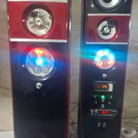 اسپیکر فلش خور بلوتوثی رقص نور دارد سالم ارتفاع۸۰|سیستم صوتی خانگی|کرج, چمران|دیوار