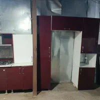 فروش کابینت دست دوم هایگلاس ترک سینگ هود گاز|مصالح و تجهیزات ساختمان|تهران, علی‌آباد|دیوار