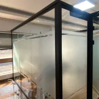 شیشه پیچ مات کن دودی بالکنی رفلکس