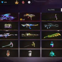 آکانت فری فایر گان لولی دار